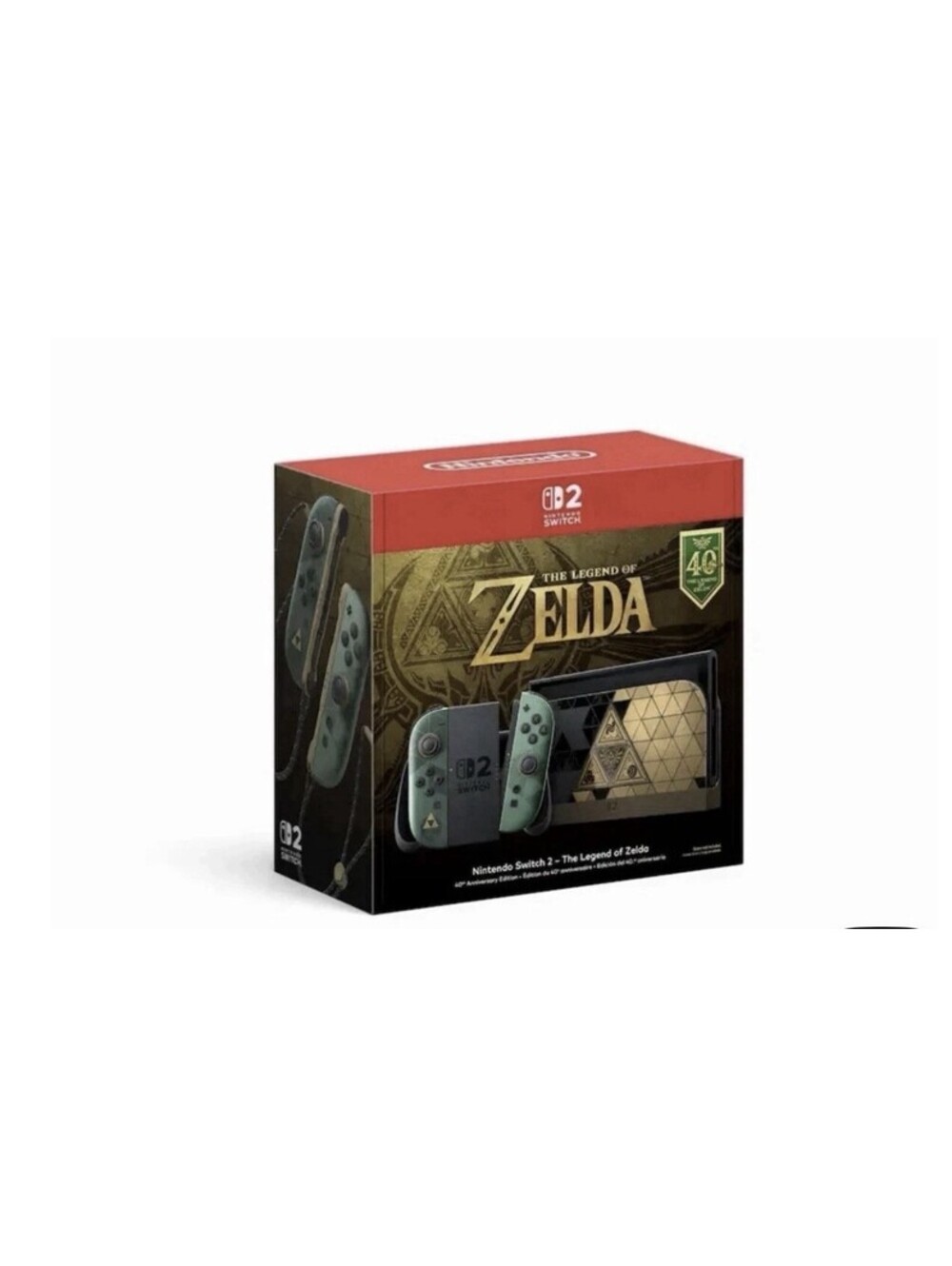 Nintendo Switch 2 The Legend of Zelda 40th Anniversary Edition Console ✅PRESALE✅